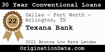 Texana Bank 30 Year Conventional Loans bronze