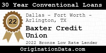 Baxter Credit Union 30 Year Conventional Loans bronze