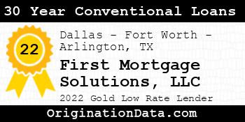 First Mortgage Solutions 30 Year Conventional Loans gold