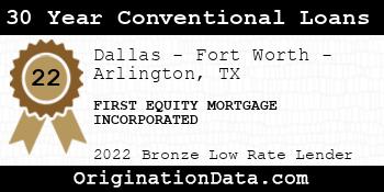 FIRST EQUITY MORTGAGE INCORPORATED 30 Year Conventional Loans bronze