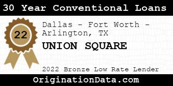 UNION SQUARE 30 Year Conventional Loans bronze
