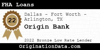 Origin Bank FHA Loans bronze