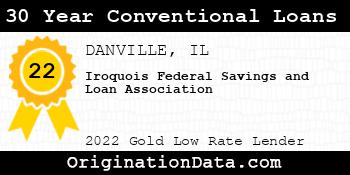Iroquois Federal Savings and Loan Association 30 Year Conventional Loans gold