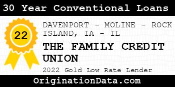 THE FAMILY CREDIT UNION 30 Year Conventional Loans gold