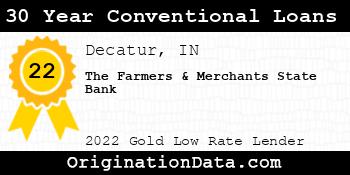 The Farmers & Merchants State Bank 30 Year Conventional Loans gold