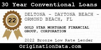 GOLD STAR MORTGAGE FINANCIAL GROUP CORPORATION 30 Year Conventional Loans bronze