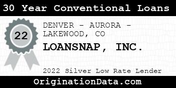 LOANSNAP 30 Year Conventional Loans silver