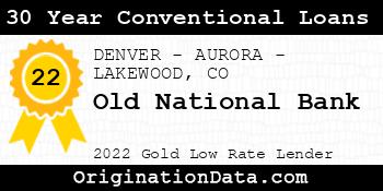 Old National Bank 30 Year Conventional Loans gold