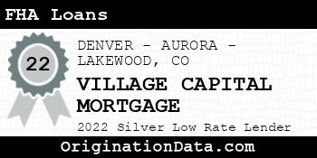 VILLAGE CAPITAL MORTGAGE FHA Loans silver
