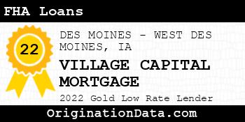 VILLAGE CAPITAL MORTGAGE FHA Loans gold