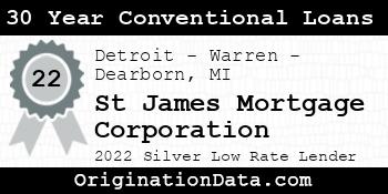 St James Mortgage Corporation 30 Year Conventional Loans silver