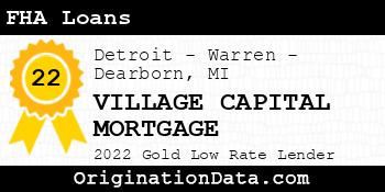 VILLAGE CAPITAL MORTGAGE FHA Loans gold