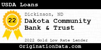 Dakota Community Bank & Trust USDA Loans gold