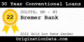 Bremer Bank 30 Year Conventional Loans gold
