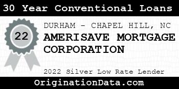AMERISAVE MORTGAGE CORPORATION 30 Year Conventional Loans silver