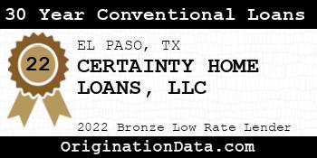 CERTAINTY HOME LOANS 30 Year Conventional Loans bronze