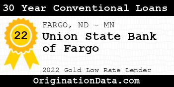 Union State Bank of Fargo 30 Year Conventional Loans gold