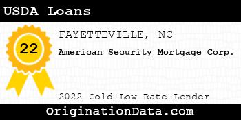 American Security Mortgage Corp. USDA Loans gold