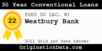 Westbury Bank 30 Year Conventional Loans gold