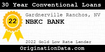 NBKC BANK 30 Year Conventional Loans gold