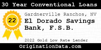 El Dorado Savings Bank F.S.B. 30 Year Conventional Loans gold