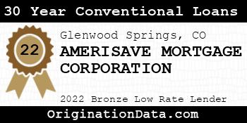 AMERISAVE MORTGAGE CORPORATION 30 Year Conventional Loans bronze