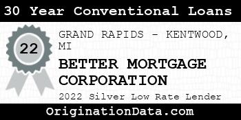BETTER MORTGAGE CORPORATION 30 Year Conventional Loans silver