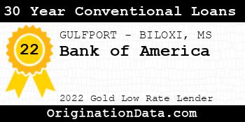Bank of America 30 Year Conventional Loans gold