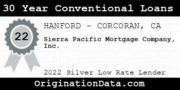 Sierra Pacific Mortgage Company 30 Year Conventional Loans silver