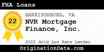 NVR Mortgage Finance FHA Loans gold