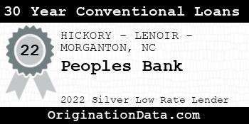 Peoples Bank 30 Year Conventional Loans silver