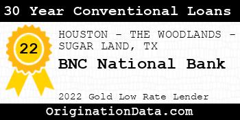 BNC National Bank 30 Year Conventional Loans gold