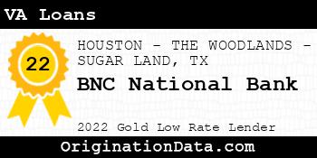 BNC National Bank VA Loans gold
