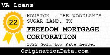 FREEDOM MORTGAGE CORPORATION VA Loans gold