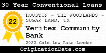 Veritex Community Bank 30 Year Conventional Loans gold