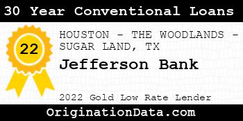 Jefferson Bank 30 Year Conventional Loans gold