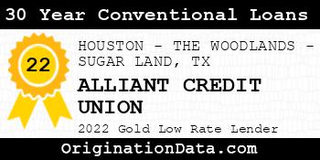 ALLIANT CREDIT UNION 30 Year Conventional Loans gold