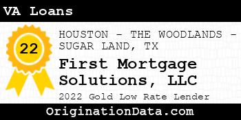 First Mortgage Solutions VA Loans gold