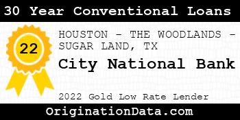 City National Bank 30 Year Conventional Loans gold