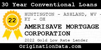 AMERISAVE MORTGAGE CORPORATION 30 Year Conventional Loans gold