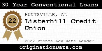 Listerhill Credit Union 30 Year Conventional Loans bronze