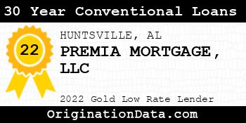PREMIA MORTGAGE 30 Year Conventional Loans gold