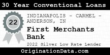 First Merchants Bank 30 Year Conventional Loans silver