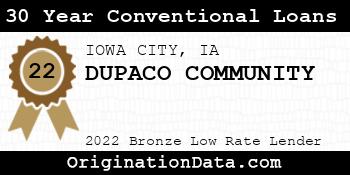 DUPACO COMMUNITY 30 Year Conventional Loans bronze