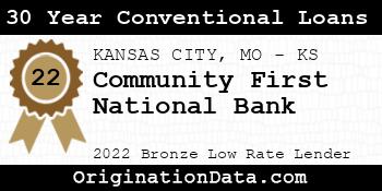 Community First National Bank 30 Year Conventional Loans bronze