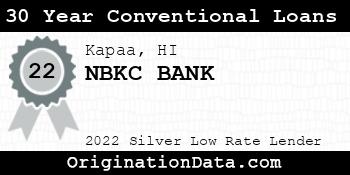 NBKC BANK 30 Year Conventional Loans silver