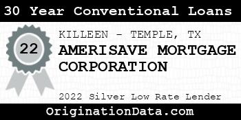AMERISAVE MORTGAGE CORPORATION 30 Year Conventional Loans silver
