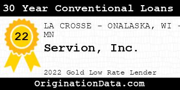Servion 30 Year Conventional Loans gold