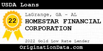 HOMESTAR FINANCIAL CORPORATION USDA Loans gold