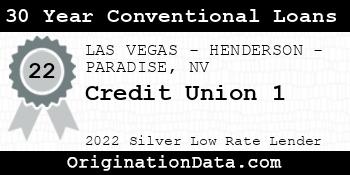 Credit Union 1 30 Year Conventional Loans silver